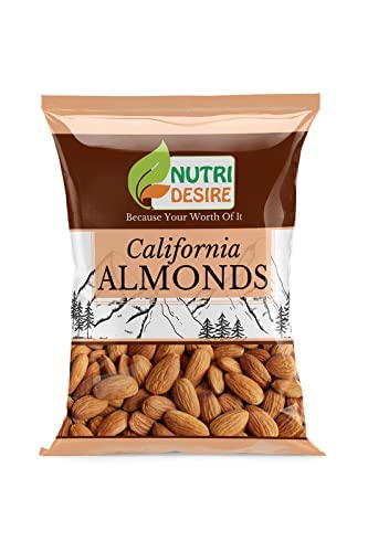 Nutri Desire Cashew Nuts Kaju Whole &amp California Almonds 500 gms Each Total 1 Kg