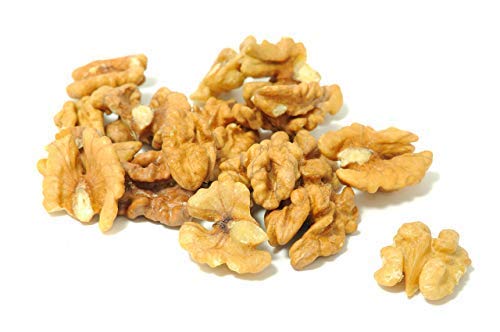 Raw Shelled California Walnuts Halves &amp Pieces (4 Lbs.) - Compares to Organic Walnuts - Great Source of Omega 3 - Vegan &amp Keto Friendly - Farm Fresh Nuts Brand