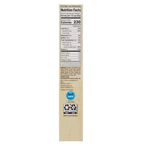 2-PACK Organic Pumpkin Seed &amp Flax Granola Cereal 11.5 oz