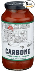 Carbone Crescent Brown Sugar and Pepper Onion Sauce 24 oz (Pack of 6)