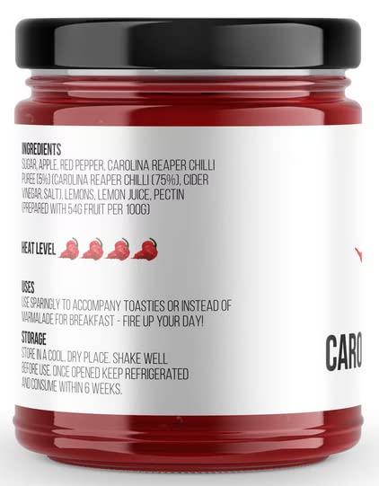 Chilli Mash Company - Reaper &amp Onion Chutney - 6.70oz / 190gr Glass Jar