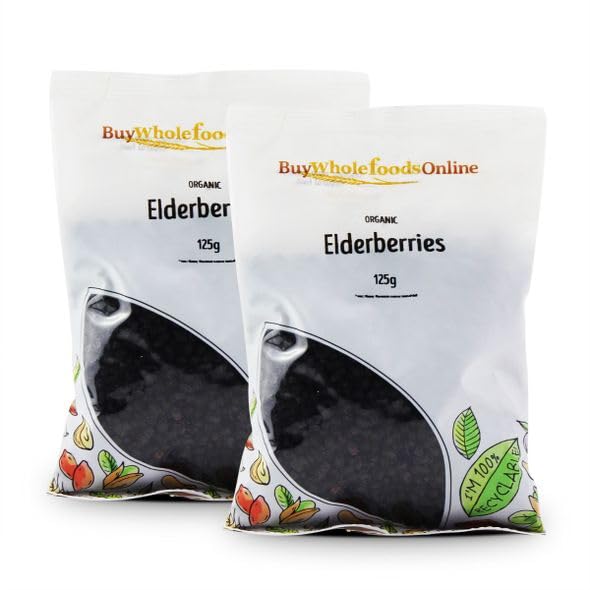 Buy Whole Foods Organic Elderberries (250g)