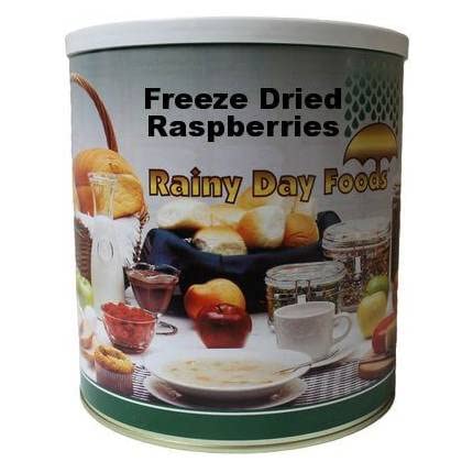 Freeze Dried Raspberries-Whole 9 oz. #10 can