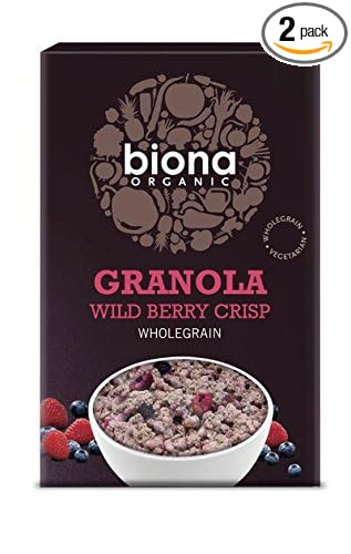 (2 Pack) - Biona - Org Wild Berry Granola | 375g | 2 PACK BUNDLE