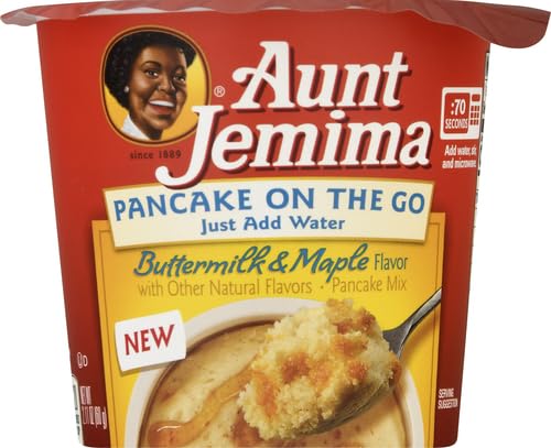 Aunt Jemima Buttermilk Maple Pancake Cup (12 Pack) Packaging May Vary)