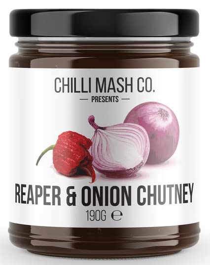Chilli Mash Company - Reaper &amp Onion Chutney - 6.70oz / 190gr Glass Jar