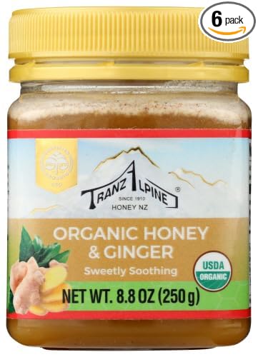 Tranzalpin.e Honey Ginger Organic 8.8 oz Pack of 6