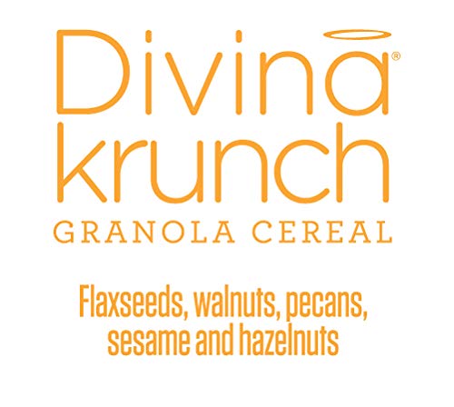 Divina Krunch Granola Cereal Pack of 3 NON-GMO CEREAL (Omega Nuts &amp Seeds Granola)