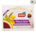 Badia Natural Herbs Tea Bags 25-count (Pack of10)