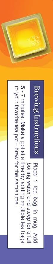 Davidson's Organics French Vanilla 8-count Tea Bags Pack of 12
