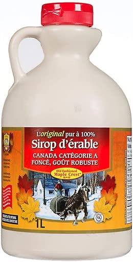 L B Maple Treat Maple Syrup Grade A Amber 4 Litre/1.06 Gallon Jug Imported from Canada)