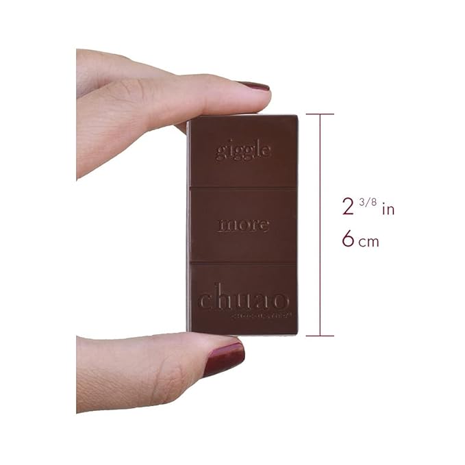 Chuao Chocolatier Totally Tangy Mango Dark Chocolate Mini Bars | Gourmet Chocolate Chile Lime Mango European No Preservatives | For Gift Baskets Christmas Valentines Day Gifts for Women Men Birth
