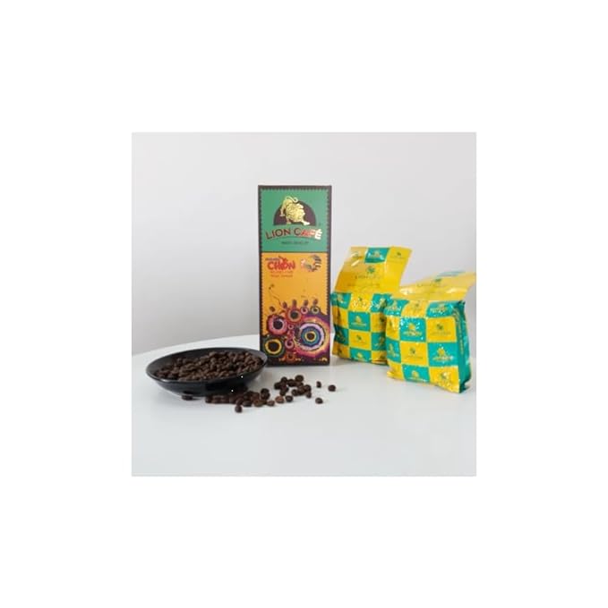 Luwak Coffee Civet weasel ca Phe Rang Xay Chon Sanh Dieu Vietnam Lion Cafe 500gr