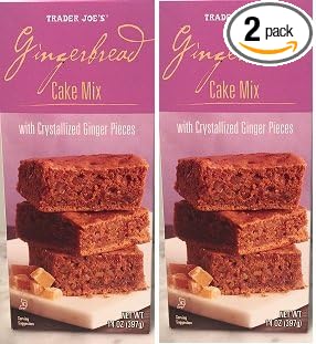 Trader Joe's Gingerbread Cake Mix 14oz. (2 pack)