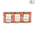 Savannah Bee Company Holiday Artisanal Honey Sampler - Premium Acacia Orange Blossom and Lavender Varietals - Perfect Gourmet Gift Set