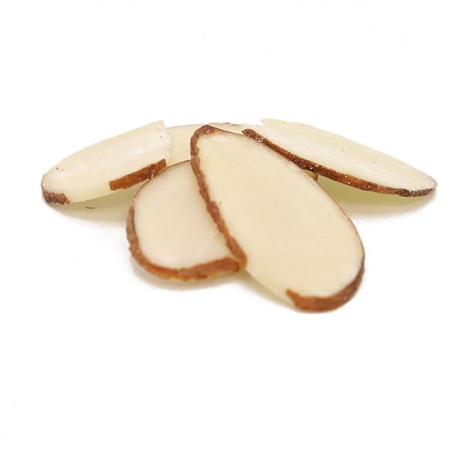 C.J. Dannemiller Sliced Almonds Bulk 25 LB Box Sliced RAW Almonds Perfect for Snacking Baking Cooking
