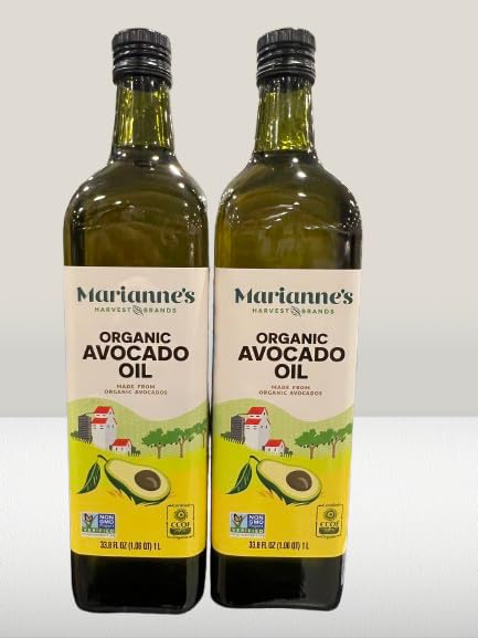 Marianne’s Harvest Organic Avocado Oil 1-Liter (Pack of 2)