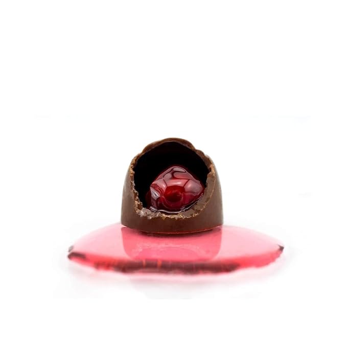 Dark Chocolate Cherry Cordials – Premium Individually Wrapped Candies 72-Count Display Box (2.25 lbs)