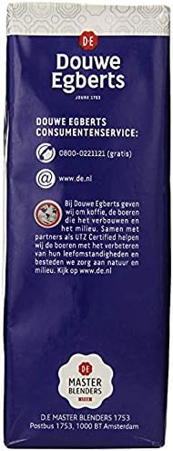 Douwe Egberts Decaffeinated Ground Coffee - Medium Roast Decaf Coffee - Rich Aromatic and Smooth Perfectly Balanced Flavor 8.8 Ounce