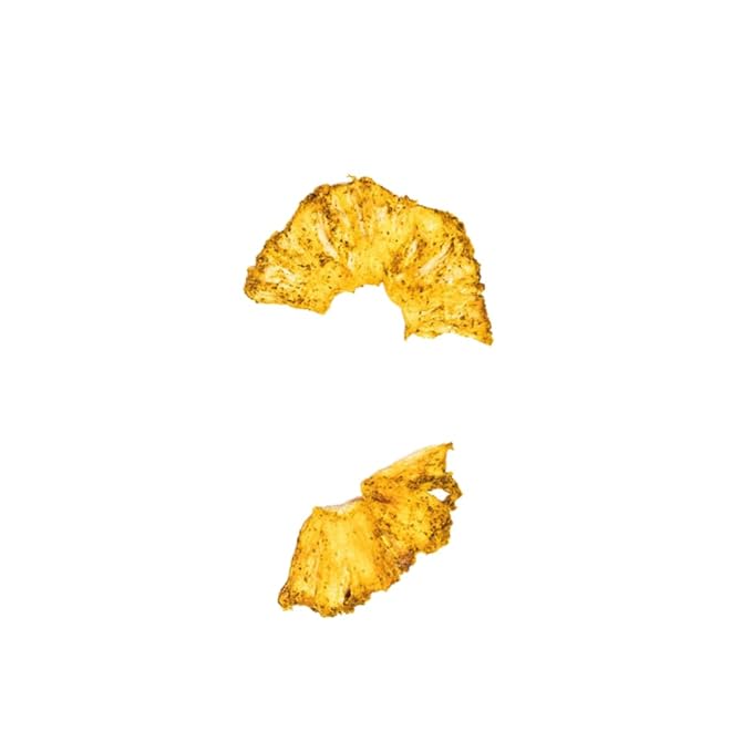 Amäzi Foods | Dried Pineapple - Moringa Hibiscus (6 Pack) | All Natural Snacks | No Sugar Added Dried Pineapple | Dehydrated Fruit