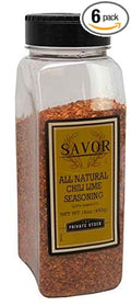 Savor Brands All Natural Chili Lime Seasoning 1 Pound -- 6 per case.