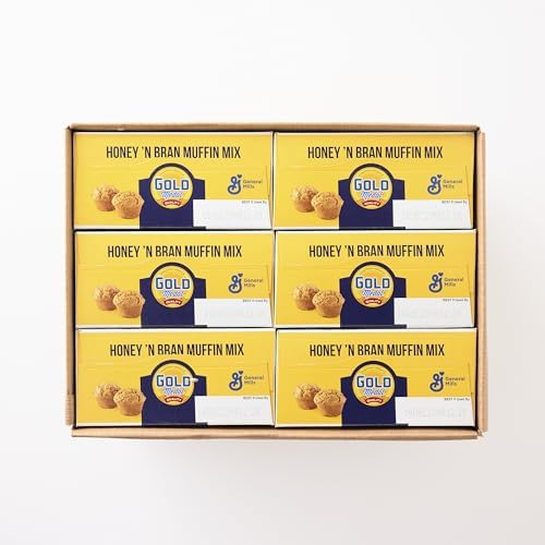 Gold Medal Honey 'N Bran Muffin Mix 5 Lb Box 5 Pound (Pack of 6)