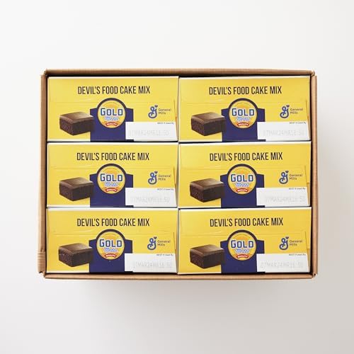 Gold Medal Devil's Food Cake Baking Mix 5 Lb Box (Pack of 6)