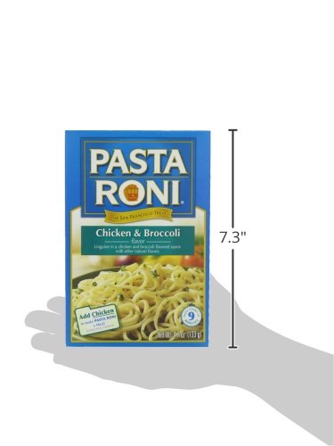 Pasta Roni Chicken &amp Broccoli Linguine Mix 4.7 Ounce (Pack of 12 Boxes)