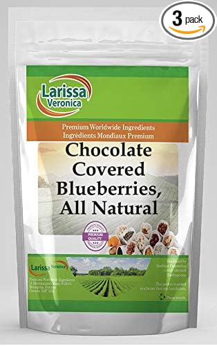 Chocolate Covered Blueberries All Natural (8 oz ZIN: 527011) - 3 Pack