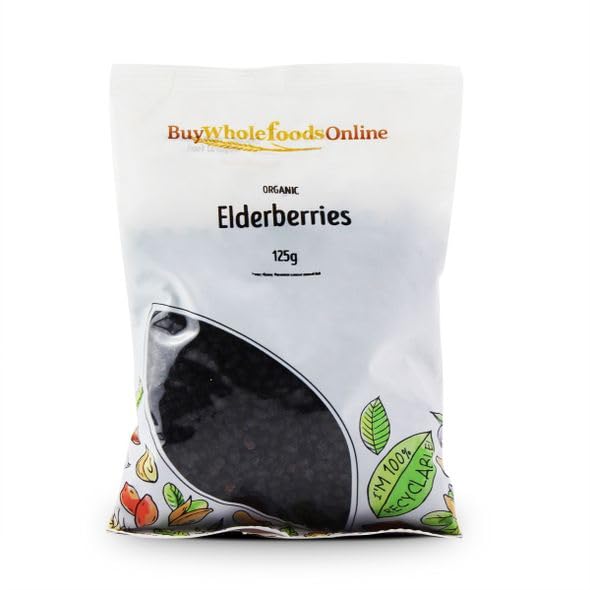 Buy Whole Foods Organic Elderberries (125g)
