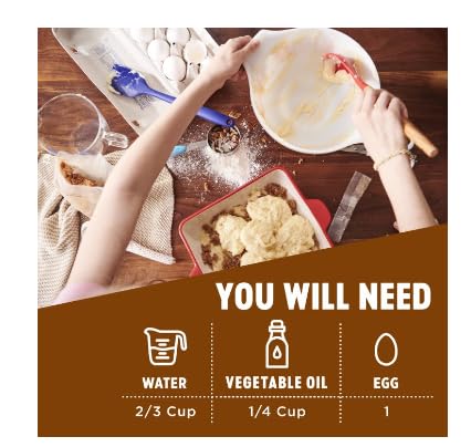 Cinnamon Swirl Cake Mix 3 Pack - 14 oz Pouches with 3 Cake Topping Pouches