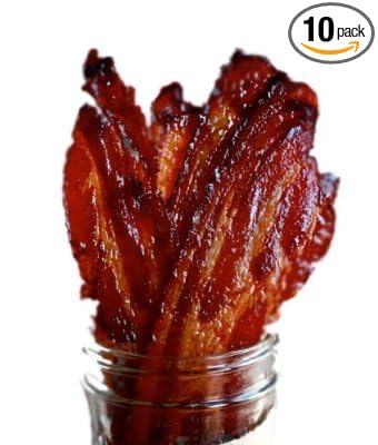 Brown Sugar Bacon Jerky Candied Bacon (Bulk Jerky) (10 Packs)