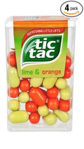Tic Tac x4 (Lime &amp Orange 18g)