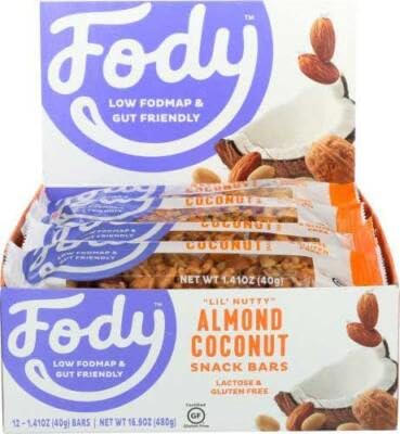 Fody Food Co. Almond Coconut Bar 1.41 oz (Pack of 12)