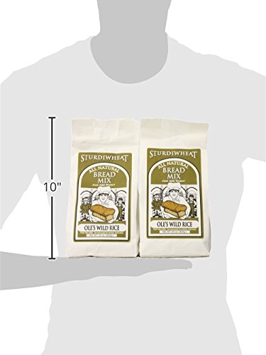Sturdiwheat Bread Mix Wild Rice 22-Ounce (Pack of 4)