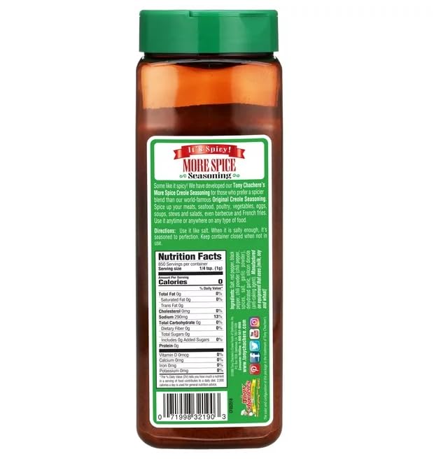 Tony Chachere's 30 oz More Spice Seasoning