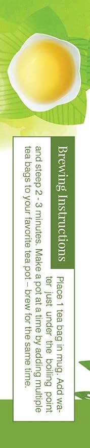 Davidson's Organics Decaffeinated Green Tea 8-count Tea Bags Pack of 12