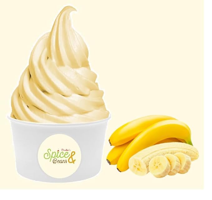 Frozen Yogurt Pre Mix Dasher's Spice &amp Beans | Gluten Free &amp Low Fat | (70.4 oz. Banana)