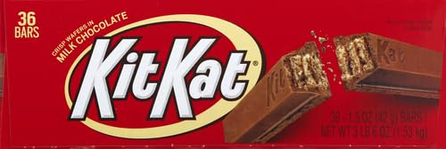 KIT KAT Milk Chocolate Wafer Candy Bars 1.5 oz (Pack of 72)
