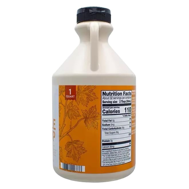 Organic Maple Syrup 32 Fluid Ounces (32 Fl OZ (1 Pack))