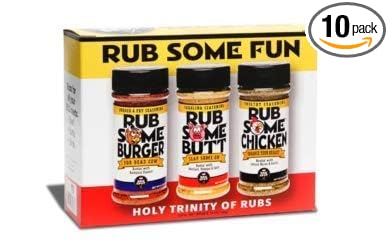 Rub Some Fun - Championship BBQ Seasoning Gift Pack - SET OF 10