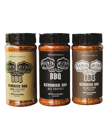 Kendrick BBQ - All Meat Rub with Rosemary 11.5 oz Pack of 1 - No MSG - Gluten FREE