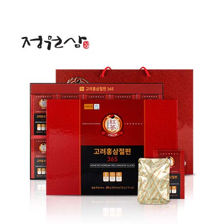 JUNGWONSAM Korean Honey Sliced Red Ginseng 365