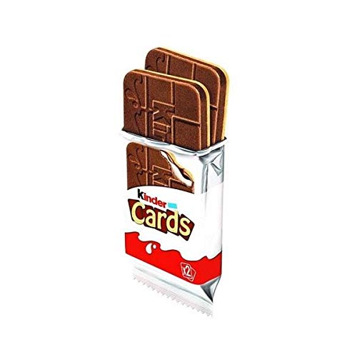 kinder cards chocolate wafers (30 pack of 2)