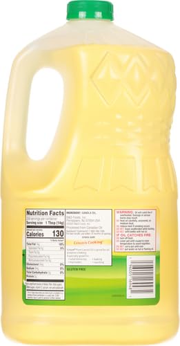 Crisco Pure Canola Oil 1 Gallon (Pack of 2)