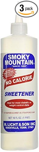 Smoky Mountain No Calorie Sweetener 16 Oz. Pack of 3
