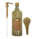 Gingerbread 1 Liter Bottle Bundle - Authentic Ginger Bread Taste Premium Ginger Flavor - Perfect for Starbucks Coffee Lattes and Desserts with KK&ampA Barista Syrup Gold Pump