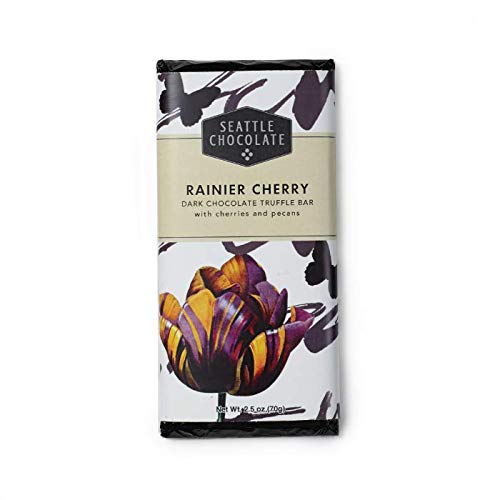 Seattle Chocolates Bar Rainier Cherry 2.5 Ounce (Pack of 12)