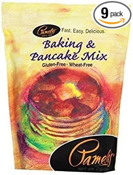 Pamela's Gluten-Free Baking and Pancake Mix 4 lb (Pack of 9)