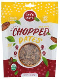Let's Date Chopped Organic Dates 8 oz (Pack of 6)